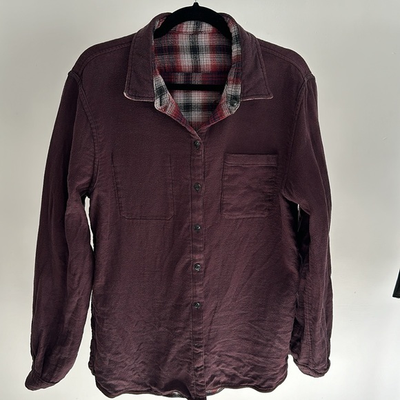 John Varvatos | Neil Flannel Plaid Long Sleeve Button Down Shirt - Reversible - Picture 11 of 13